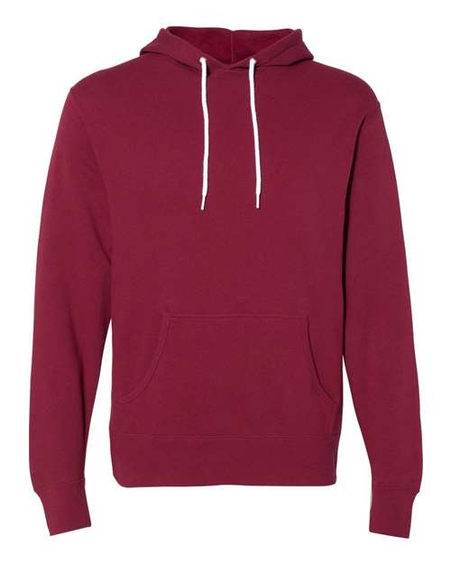 Unisex Lightweight Hooded Sweatshirt - Currant Front