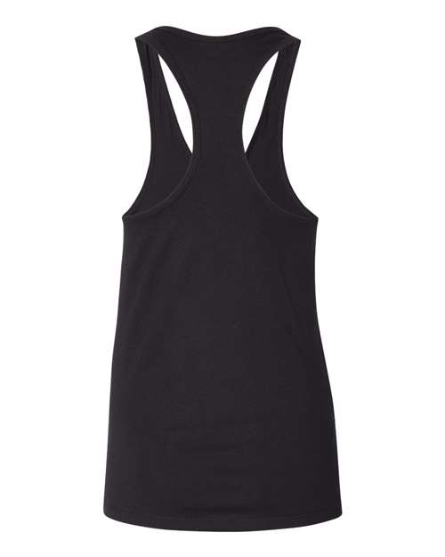Women's Jersey Racerback Tank - Black Back
