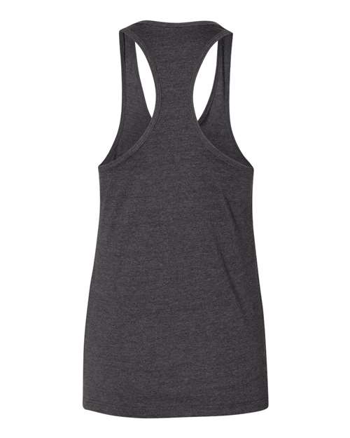 Women's Jersey Racerback Tank - Dark Grey Heather Back