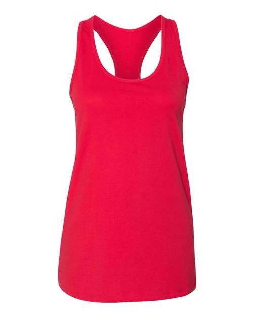 Women's Jersey Racerback Tank - Red Front