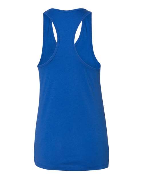 Women's Jersey Racerback Tank - True Royal Back