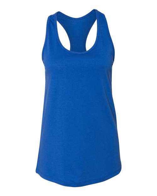 Women's Jersey Racerback Tank - True Royal Front