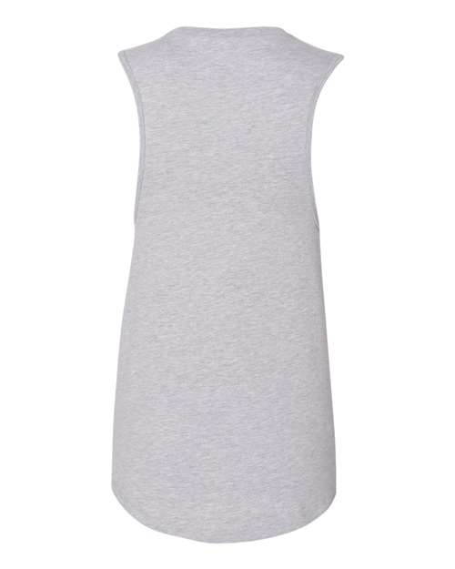 Women's Jersey Muscle Tank - Athletic Heather Back