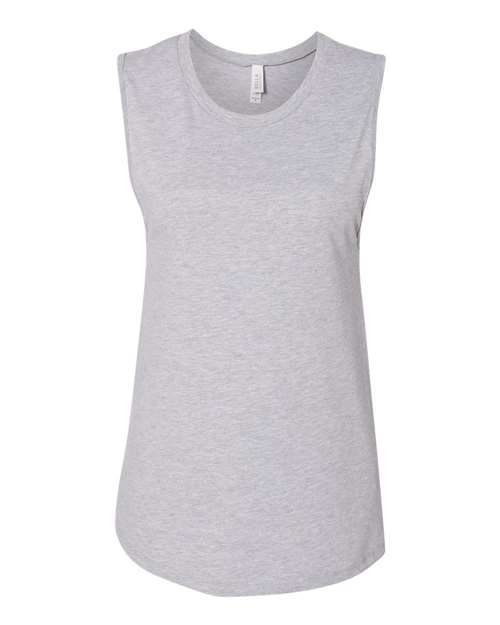 Women's Jersey Muscle Tank - Athletic Heather Front