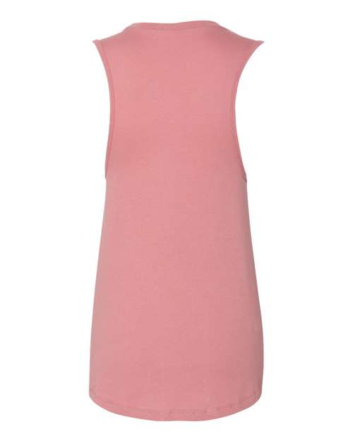 Women's Jersey Muscle Tank - Mauve Back