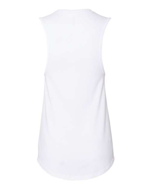 Women's Jersey Muscle Tank - White Back
