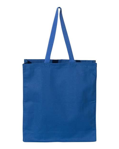 Promotional Shopper Tote - Royal Front