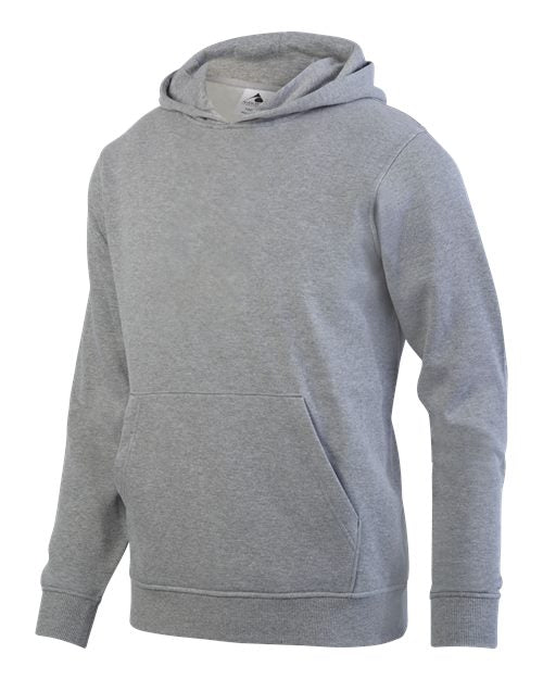 Youth 60/40 Fleece Hooded Sweatshirt - Charcoal Heather Front