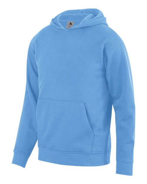 Youth 60/40 Fleece Hooded Sweatshirt - Columbia Blue Front