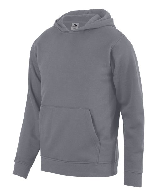 Youth 60/40 Fleece Hooded Sweatshirt - Graphite Front