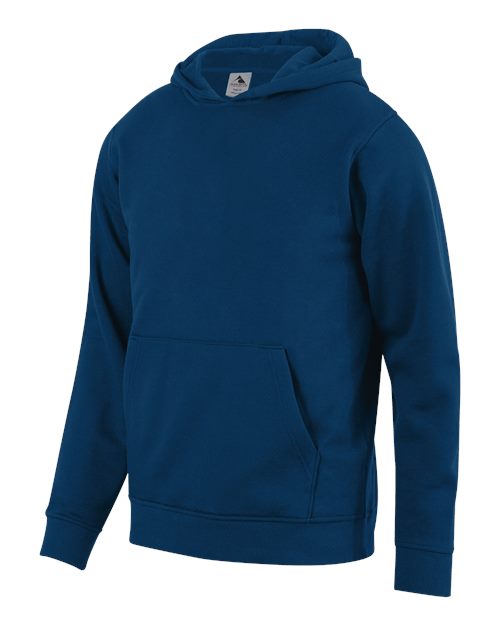 Youth 60/40 Fleece Hooded Sweatshirt - Navy Front
