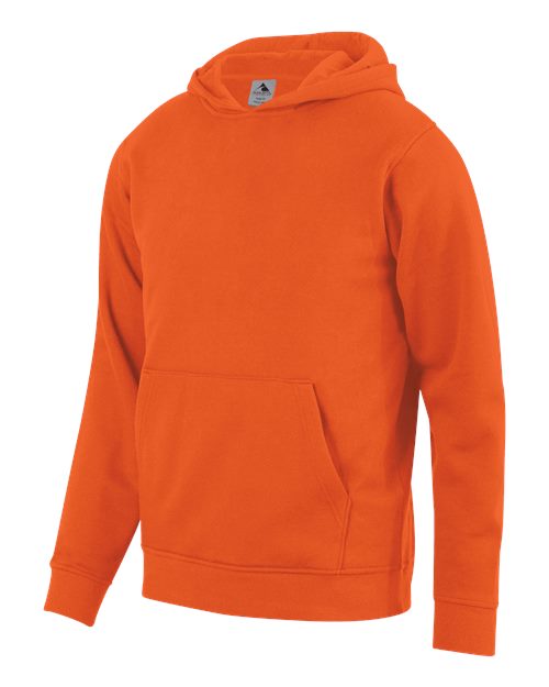Youth 60/40 Fleece Hooded Sweatshirt - Orange Front