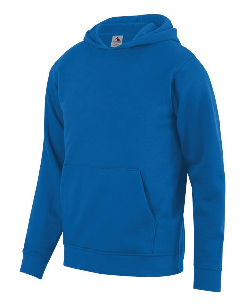 Youth 60/40 Fleece Hooded Sweatshirt - Royal Front