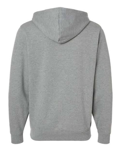 Unisex 60/40 Fleece Hooded Sweatshirt - Charcoal Heather Back