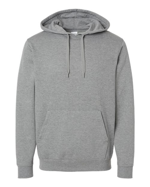 Unisex 60/40 Fleece Hooded Sweatshirt - Charcoal Heather Front