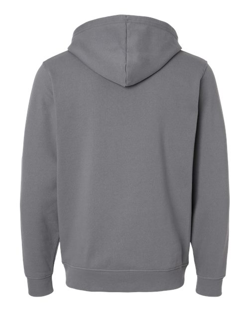 Unisex 60/40 Fleece Hooded Sweatshirt - Graphite Back