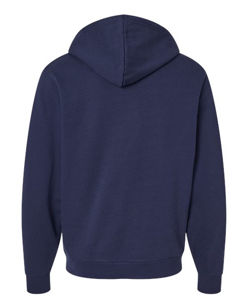 Unisex 60/40 Fleece Hooded Sweatshirt - Navy Back