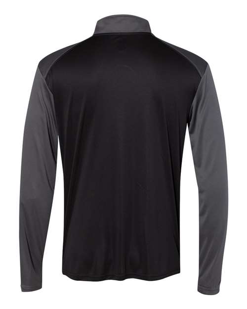 Men's Ultimate SoftLock™ Sport Quarter-Zip Pullover - Black/ Graphite Back