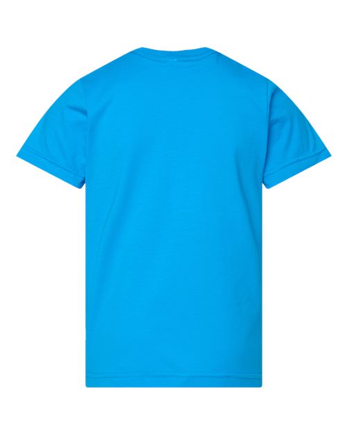Youth Fine Jersey Tee - Turquoise Back