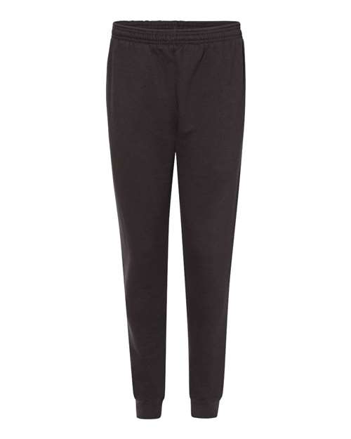 Men's Sport Athletic Fleece Joggers - Black Front