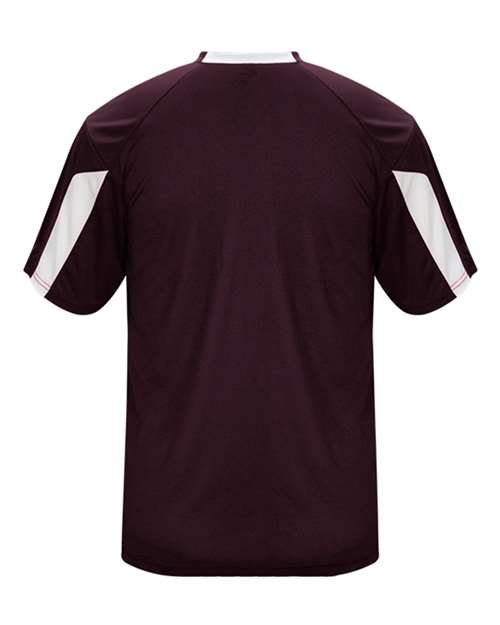 Youth Striker T-Shirt - Maroon/ White Back