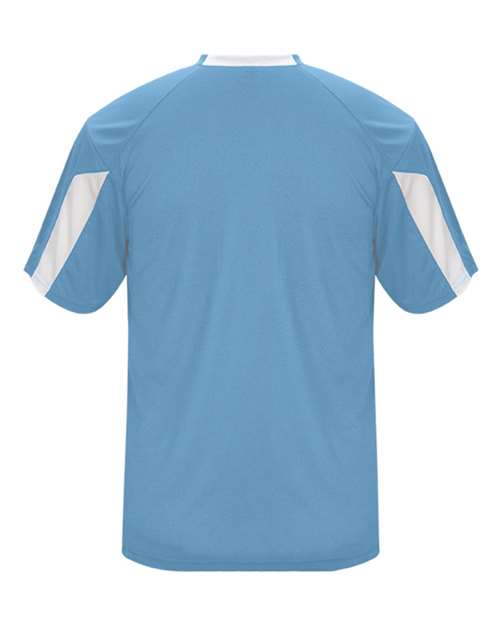 Youth Striker T-Shirt - Columbia Blue/ White Back