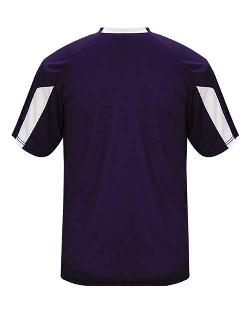 Youth Striker T-Shirt - Purple/ White Back