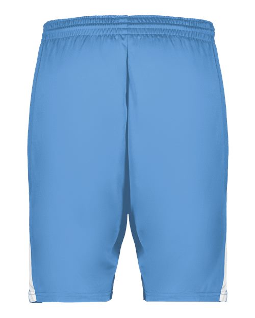 Unisex Alley-Oop Reversible Shorts - Columbia Blue/ White Back
