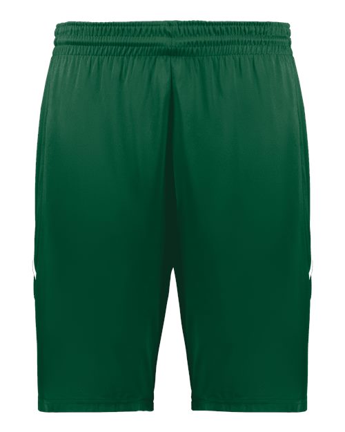 Unisex Alley-Oop Reversible Shorts - Dark Green/ White Front