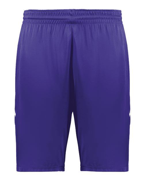 Unisex Alley-Oop Reversible Shorts - Purple/ White Front