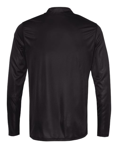 Men's Attain Color Secure® Performance Quarter-Zip Pullover - Black Back