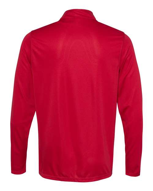 Men's Attain Color Secure® Performance Quarter-Zip Pullover - Red Back