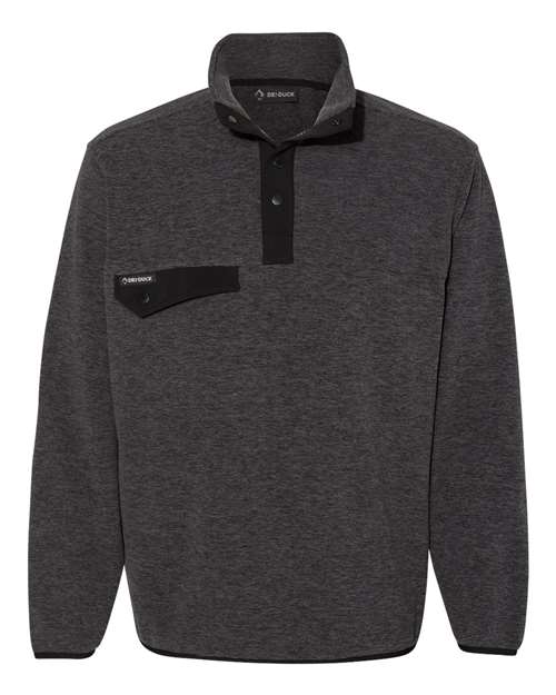 Men's Denali Mountain Fleece Pullover - Charcoal Front