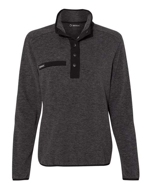 Women's Denali Mountain Fleece Pullover - Charcoal Front