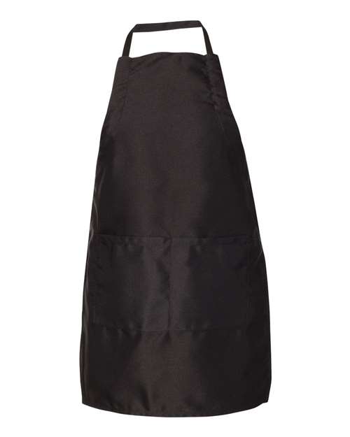 Splatter Armor Apron - Black Front