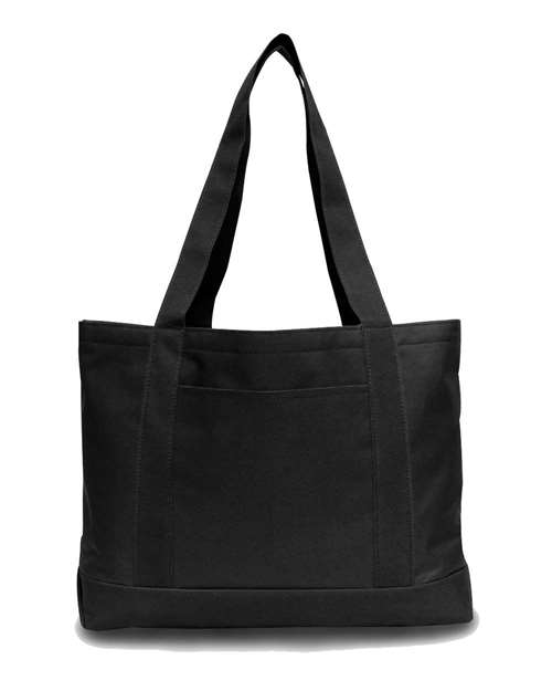 P&O Cruiser Tote - Black/ Black Back