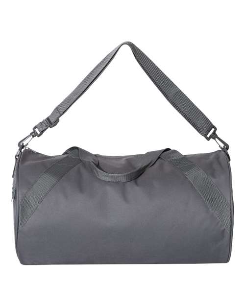 Recycled 18” Small Duffel Bag - Charcoal Back