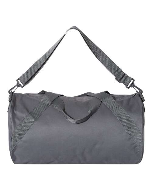 Recycled 18” Small Duffel Bag - Charcoal Front