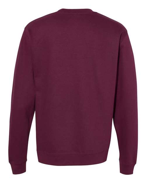 Unisex Midweight Crewneck Sweatshirt - Maroon Back