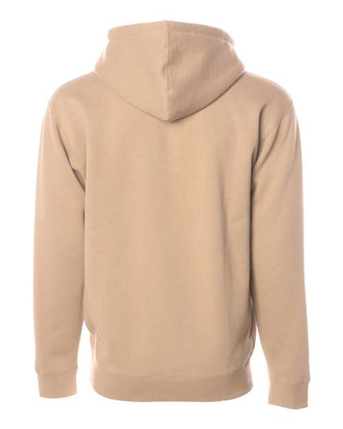 Unisex Heavyweight Full-Zip Hooded Sweatshirt - Sandstone Back