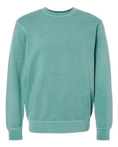 Unisex Midweight Pigment-Dyed Crewneck Sweatshirt - Pigment Mint Front