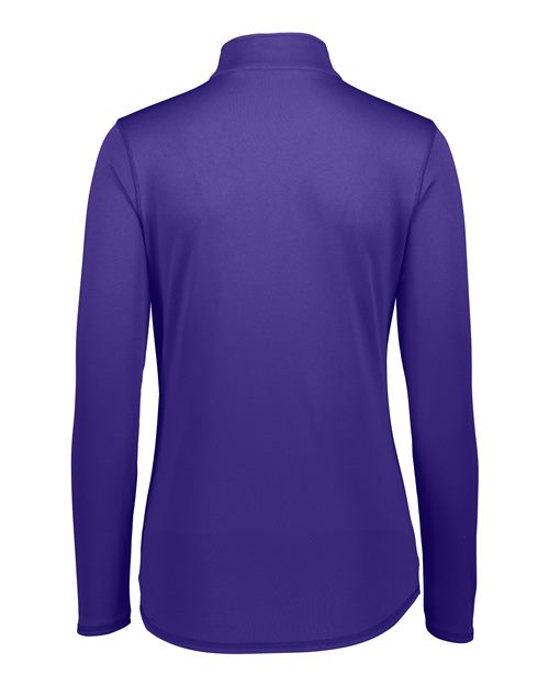 Women's Attain Color Secure® Performance Quarter-Zip Pullover - Purple Back