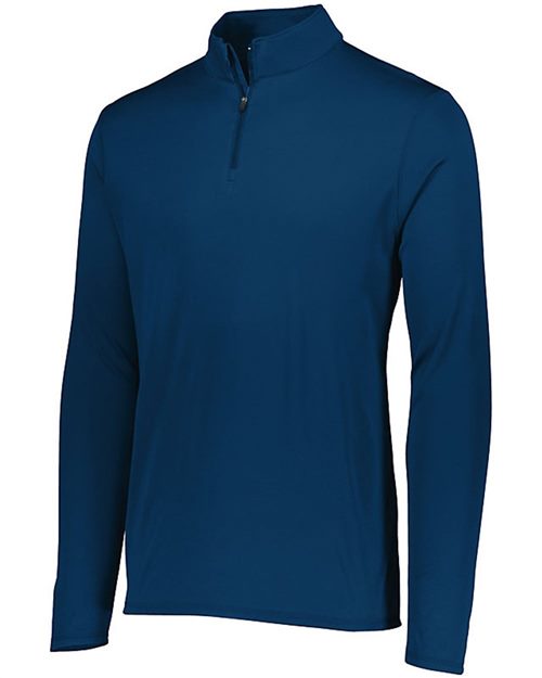 Youth Attain Quarter-Zip Pullover - Black Front