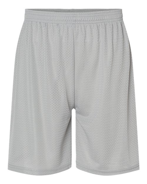 Men's Mesh 7" Shorts - Silver Front