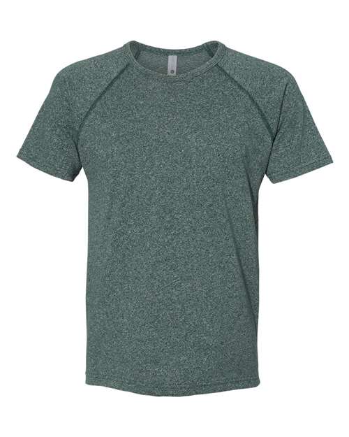Men's Mock Twist Raglan T-Shirt - Forest Green Front