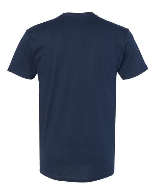 Unisex Cotton Pocket T-Shirt - Midnight Navy Back