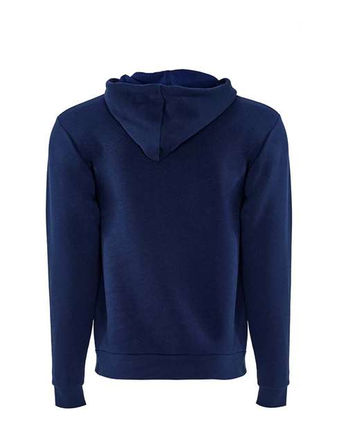 Unisex Santa Barbara Full-Zip Hoodie Sweatshirt - Midnight Navy Back