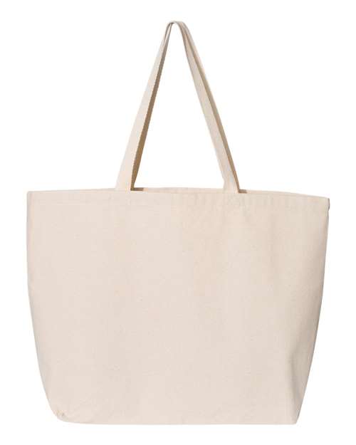 Jumbo Tote - Natural Front