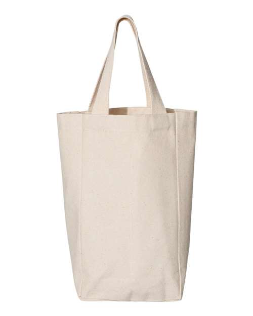 Double Wine Tote - Natural Front