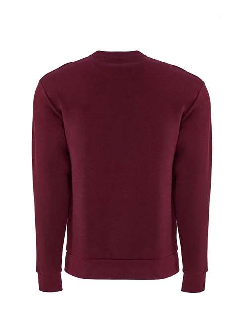Unisex Santa Barbara Pocket Crewneck Sweatshirt - Cardinal Back